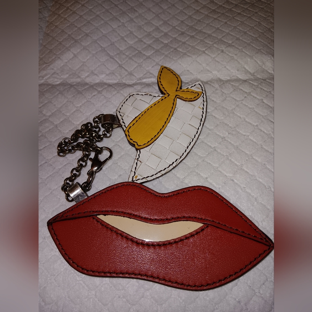 Loewe Lips & Hat Bag Charm